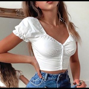 Abe crop top Princess Polly sz small